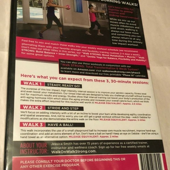 NEW BURN FAT & HAVE FUN DVD WALK STRONG - Picture 3 of 6
